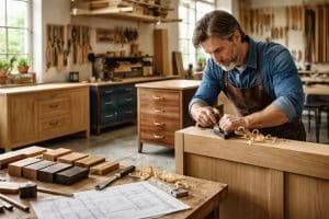 découvrez comment sélectionner un ébéniste qualifié pour réaliser votre projet de meuble sur mesure, en tenant compte de l'expérience, des matériaux et du style.